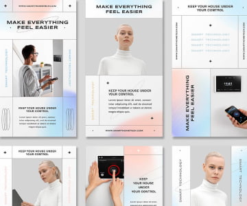 Instagram stories concept